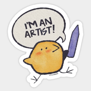 I'm an Artist Sticker